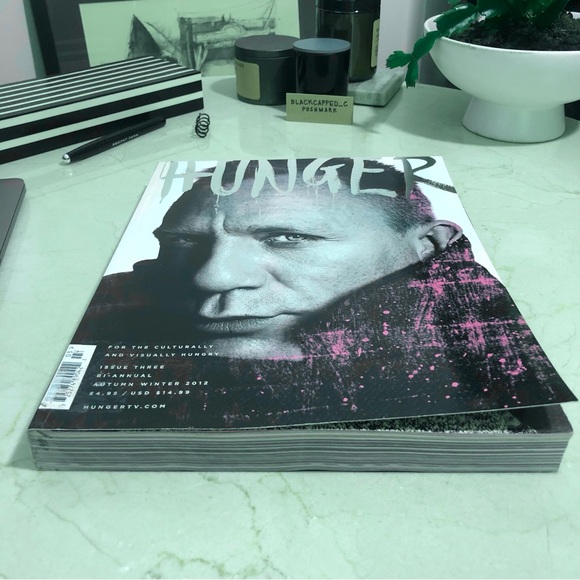 High Fashion "THE HUNGER" Magazine Coffee Table Accent Book 2012 Edition Black - Picture 6 of 13